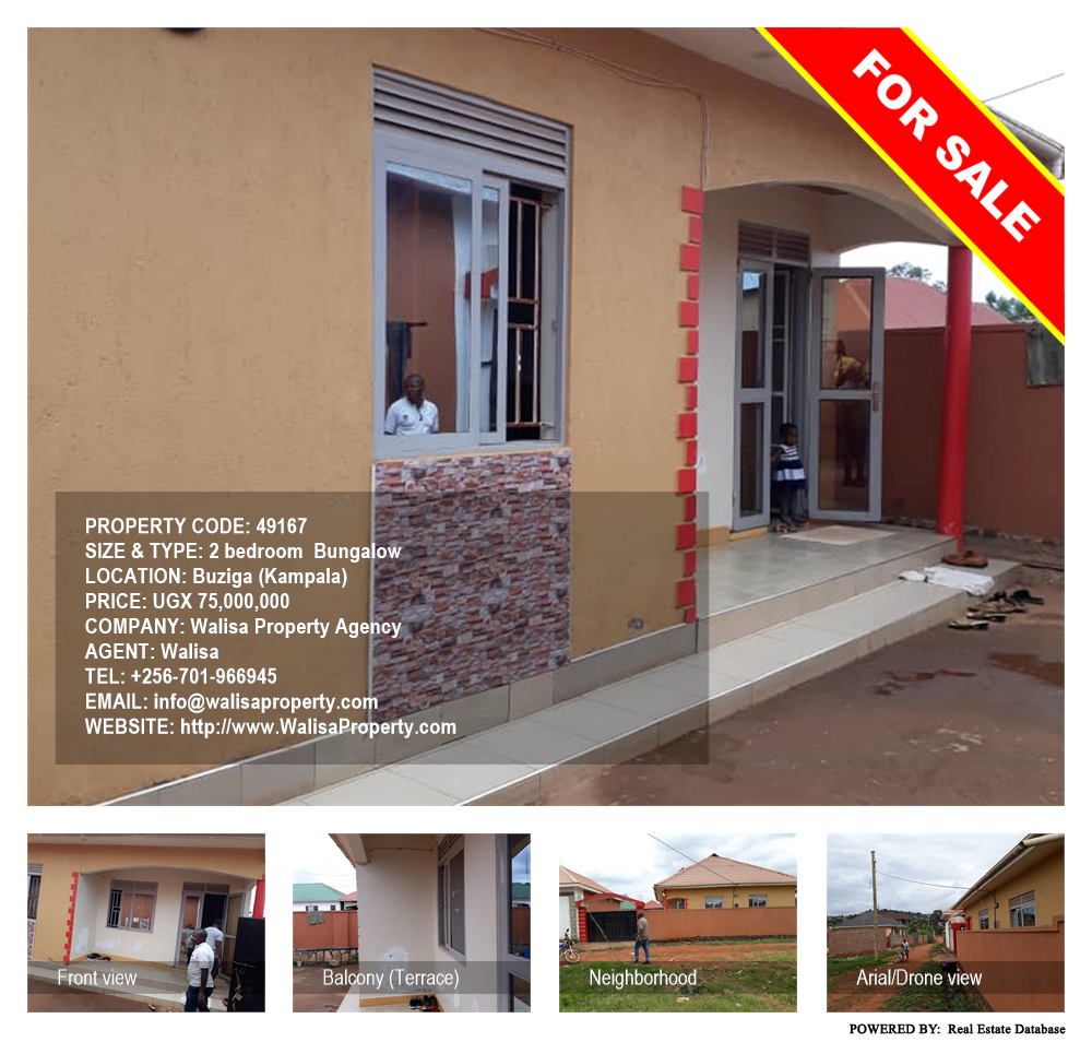 2 bedroom Bungalow  for sale in Buziga Kampala Uganda, code: 49167