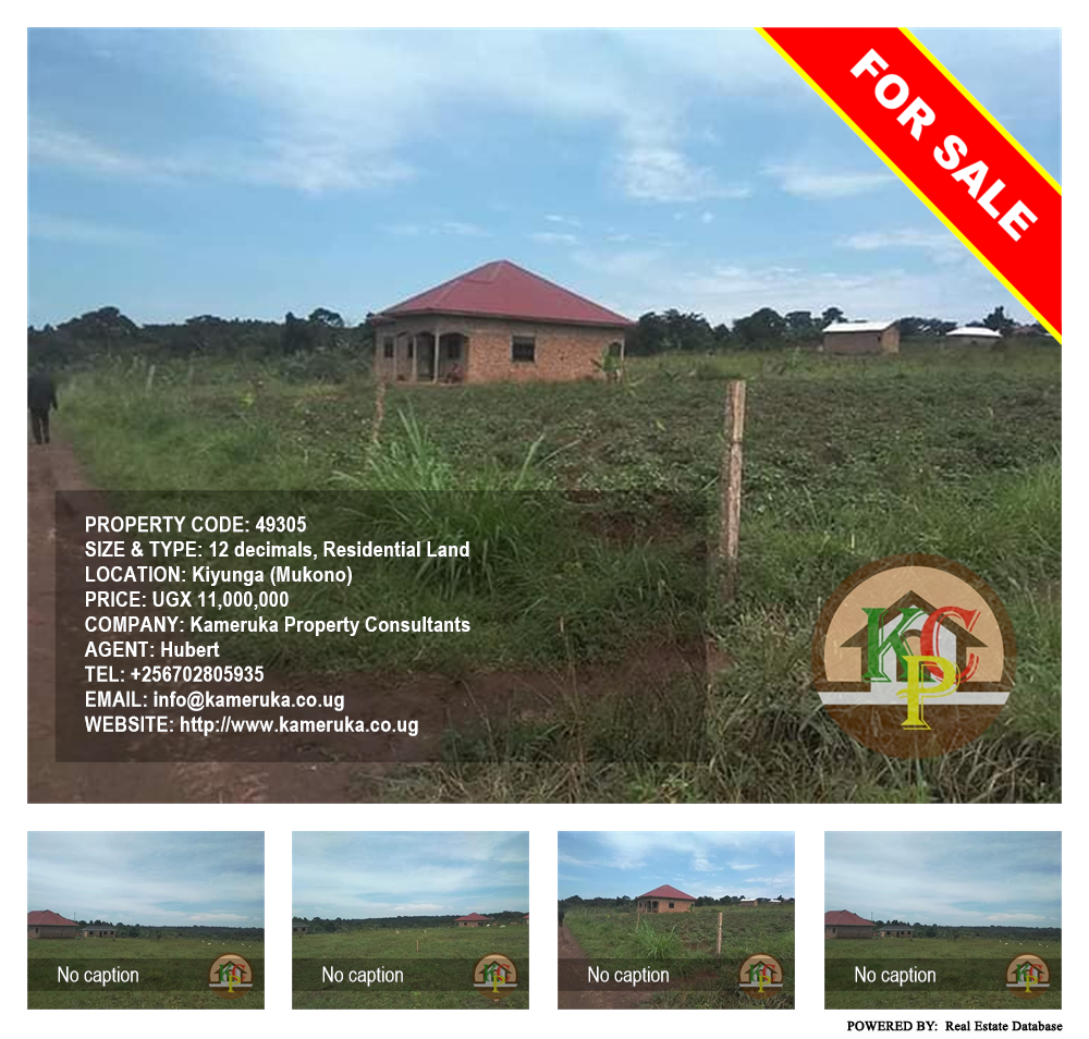 Residential Land  for sale in Kiyunga Mukono Uganda, code: 49305