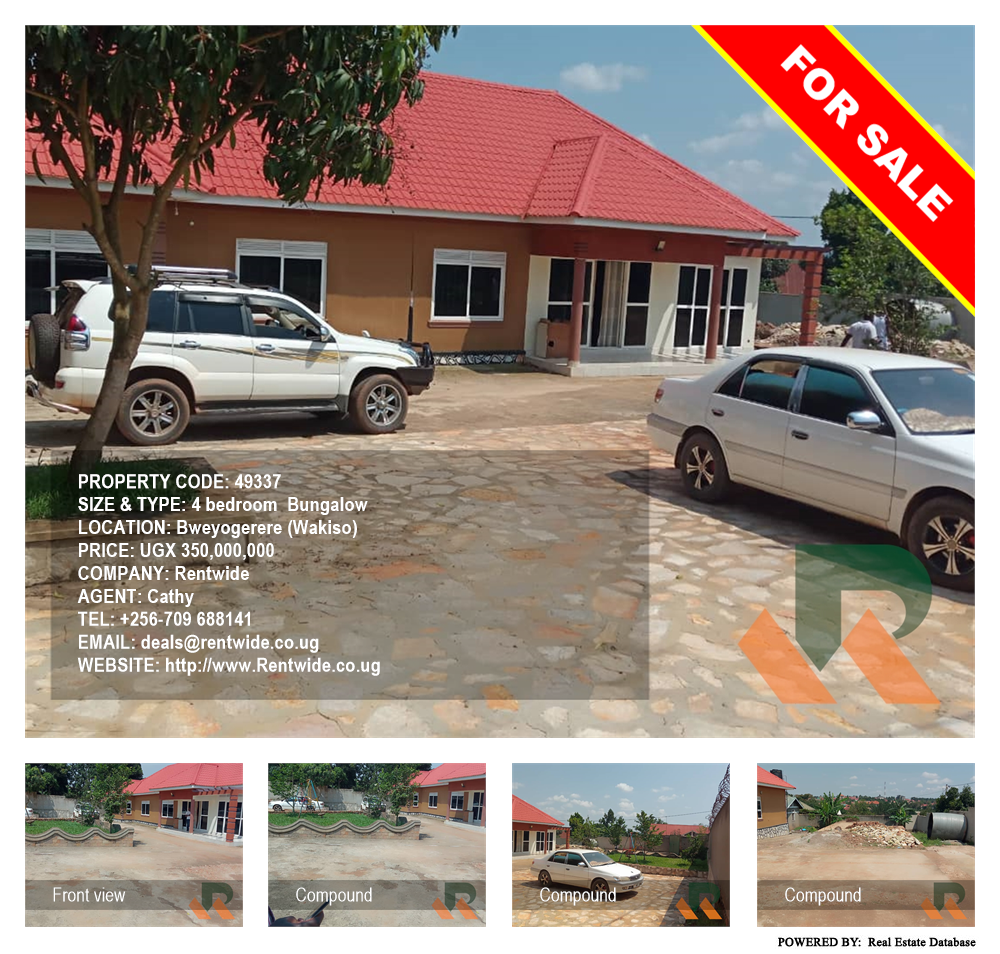 4 bedroom Bungalow  for sale in Bweyogerere Wakiso Uganda, code: 49337