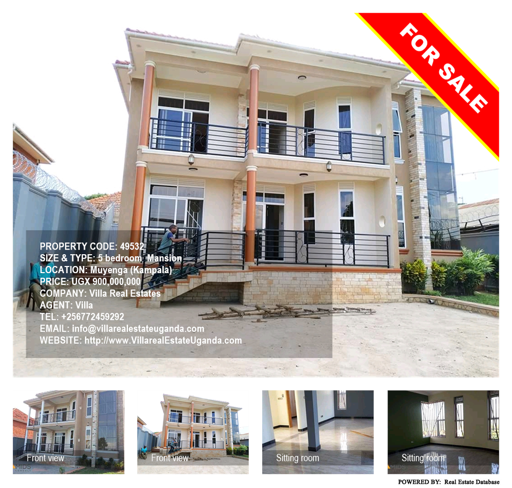 5 bedroom Mansion  for sale in Muyenga Kampala Uganda, code: 49532