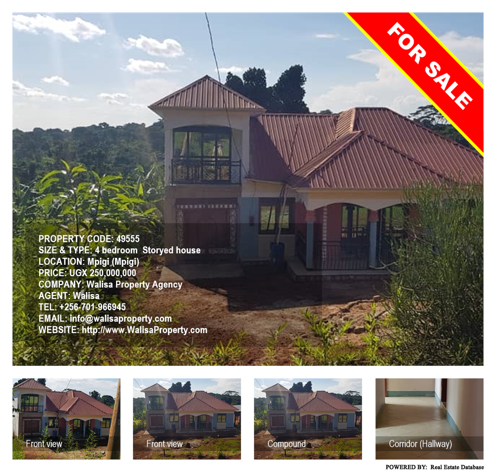 4 bedroom Storeyed house  for sale in Mpigi Mpigi Uganda, code: 49555