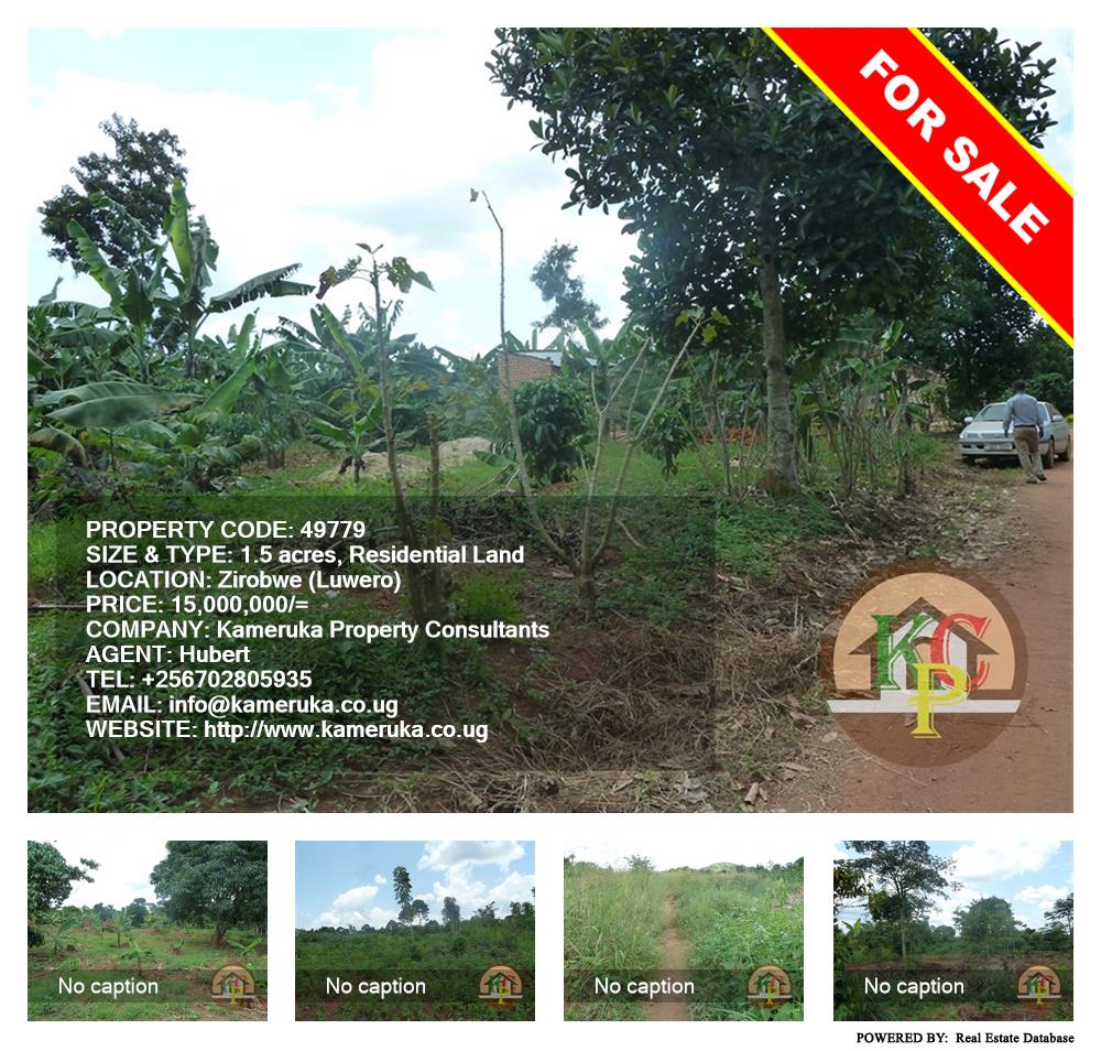 Residential Land  for sale in Ziloobwe Luweero Uganda, code: 49779