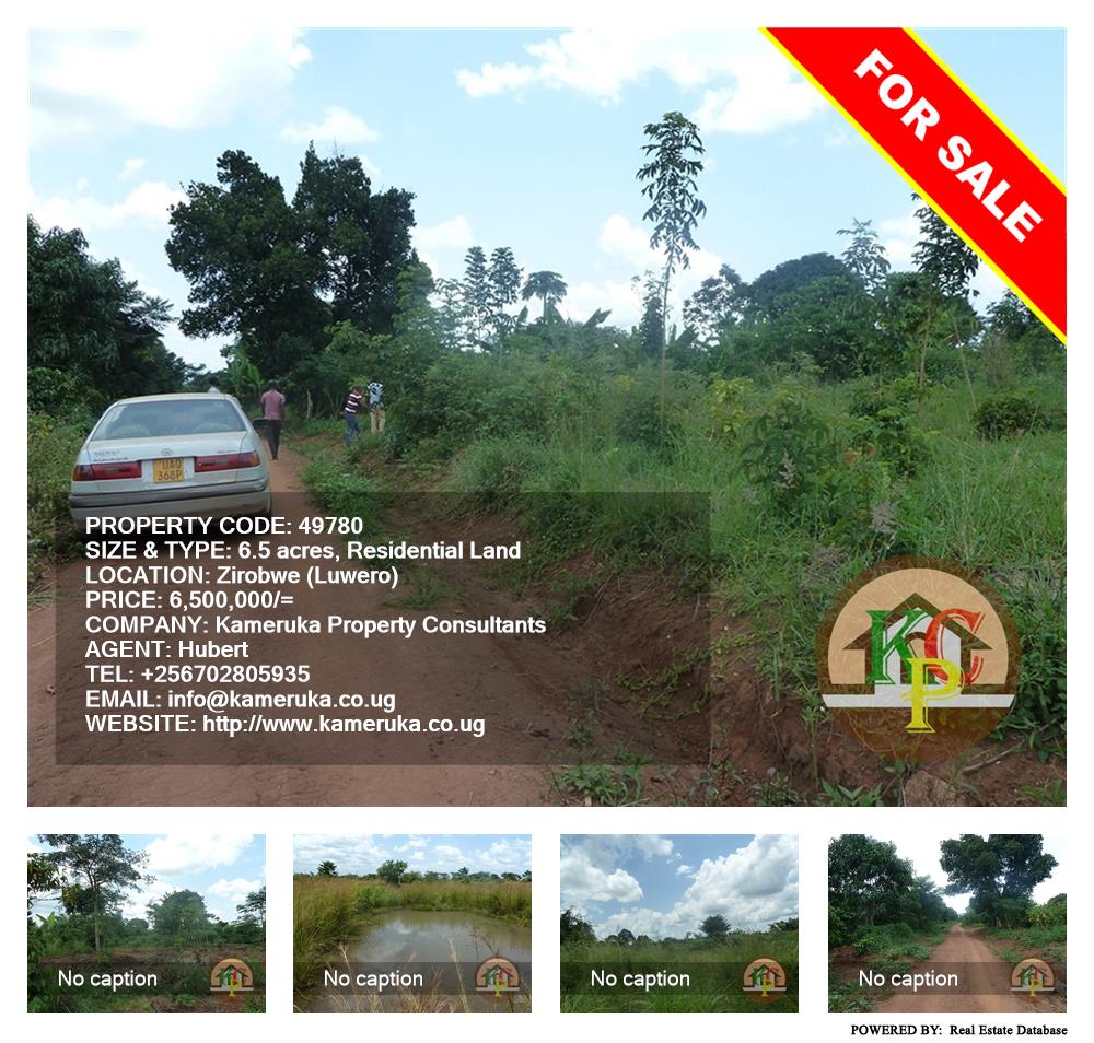 Residential Land  for sale in Ziloobwe Luweero Uganda, code: 49780