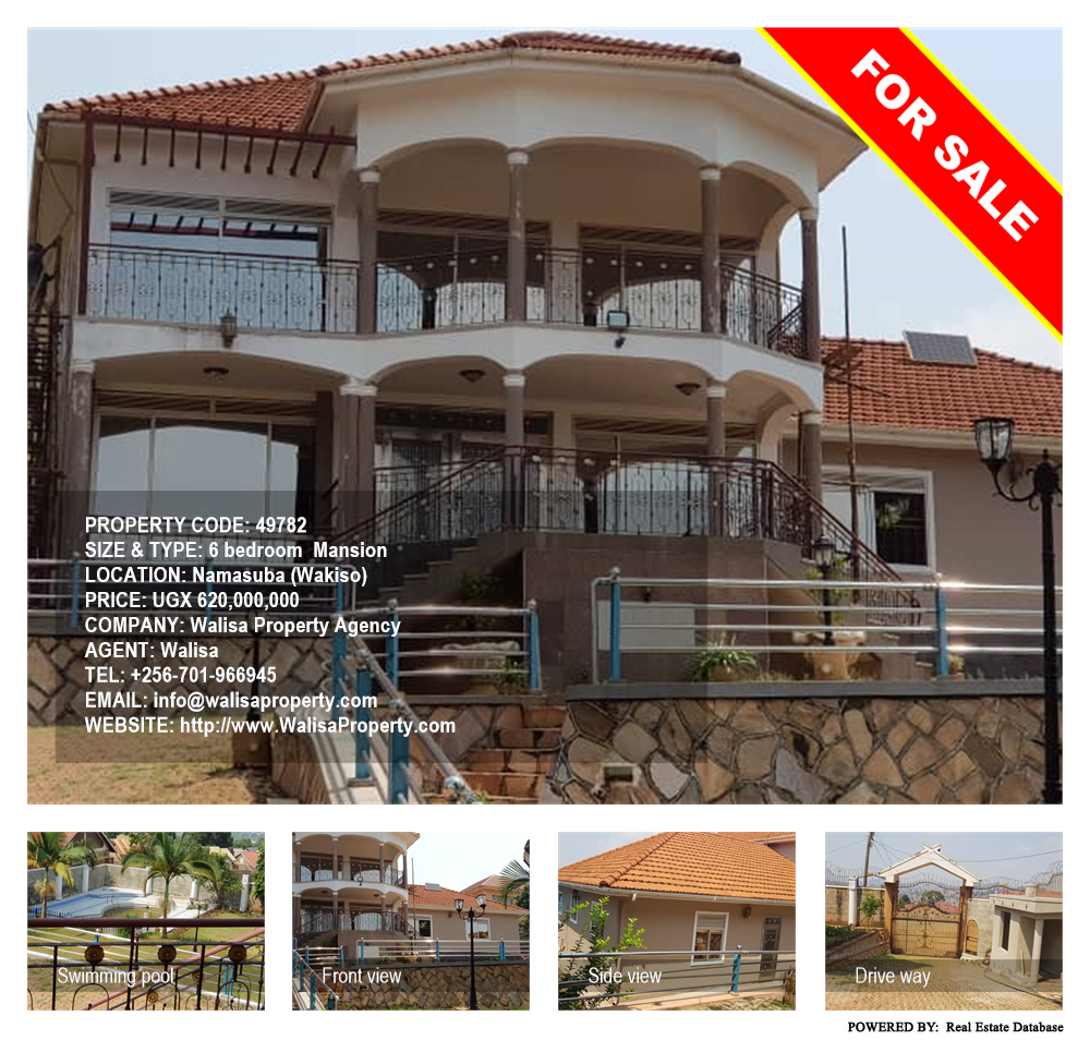 6 bedroom Mansion  for sale in Namasuba Wakiso Uganda, code: 49782