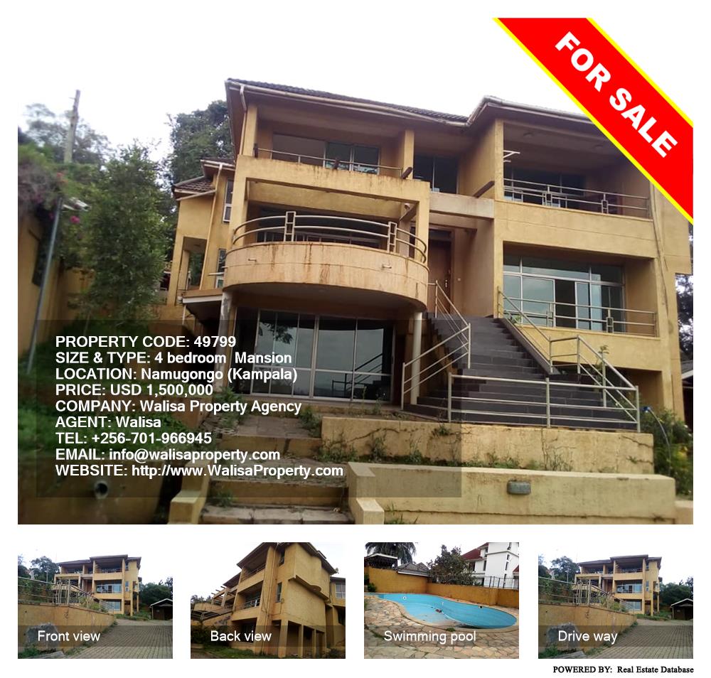 4 bedroom Mansion  for sale in Namugongo Kampala Uganda, code: 49799