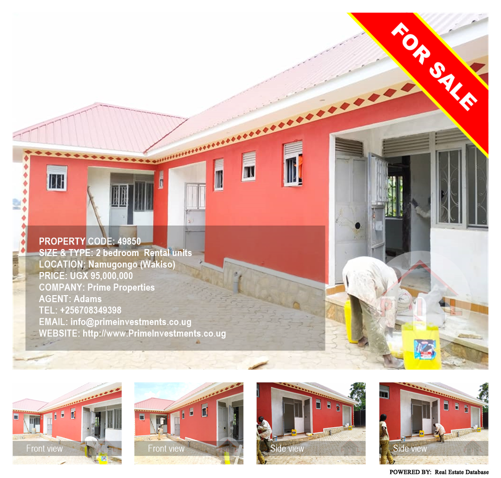 2 bedroom Rental units  for sale in Namugongo Wakiso Uganda, code: 49850