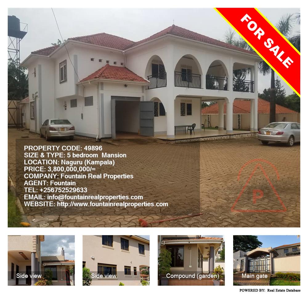 5 bedroom Mansion  for sale in Naguru Kampala Uganda, code: 49896