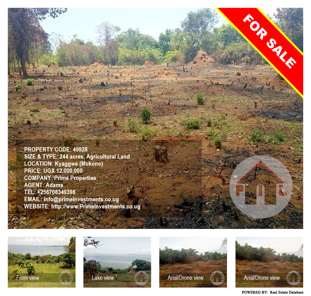 Agricultural Land  for sale in Kyaggwe Mukono Uganda, code: 49928