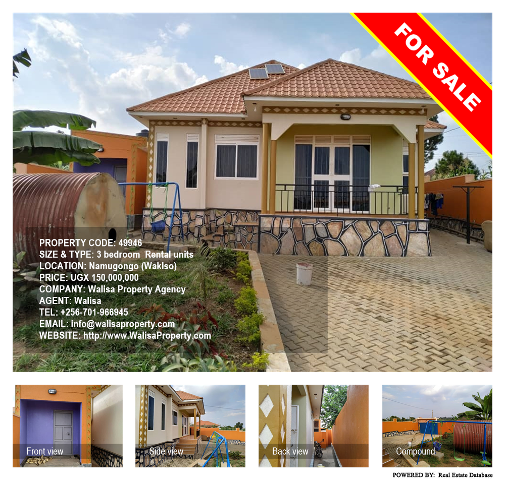 3 bedroom Rental units  for sale in Namugongo Wakiso Uganda, code: 49946