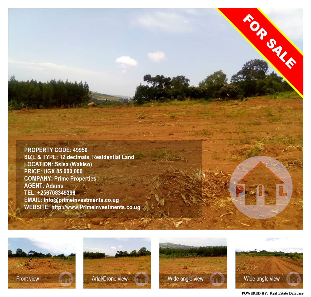 Residential Land  for sale in Ssisa Wakiso Uganda, code: 49950