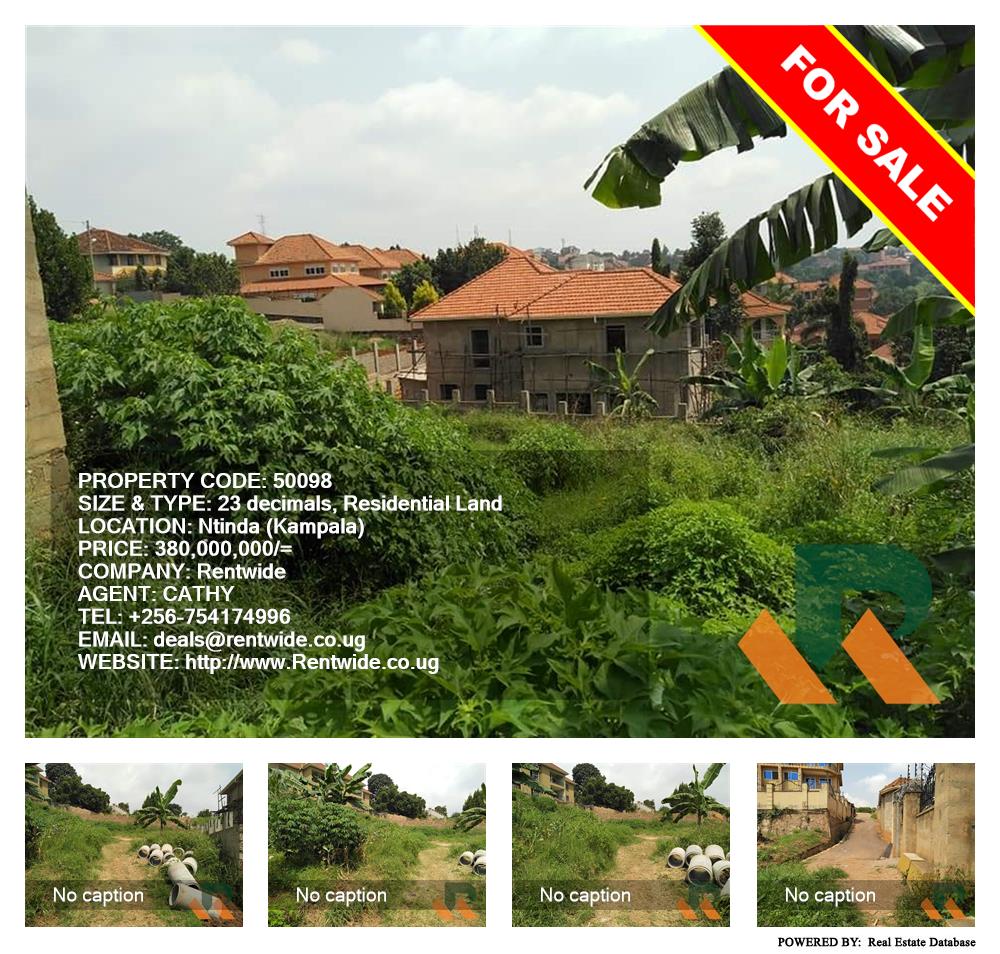 Residential Land  for sale in Ntinda Kampala Uganda, code: 50098