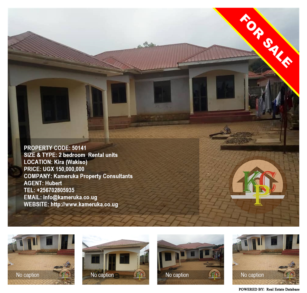 2 bedroom Rental units  for sale in Kira Wakiso Uganda, code: 50141