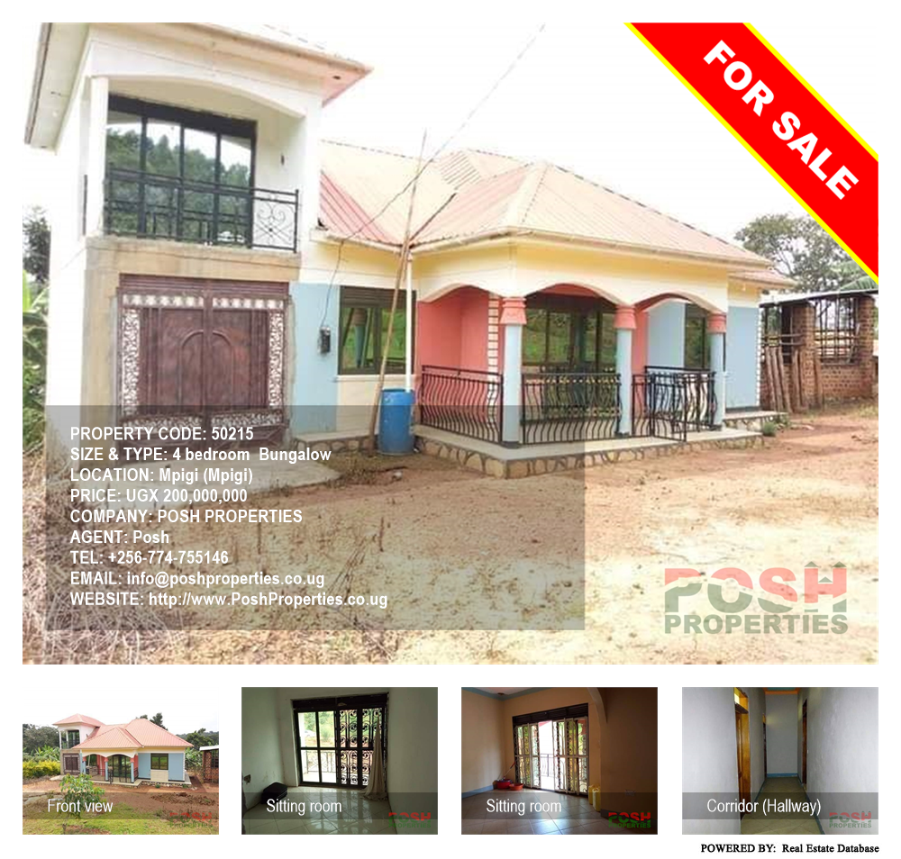 4 bedroom Bungalow  for sale in Mpigi Mpigi Uganda, code: 50215