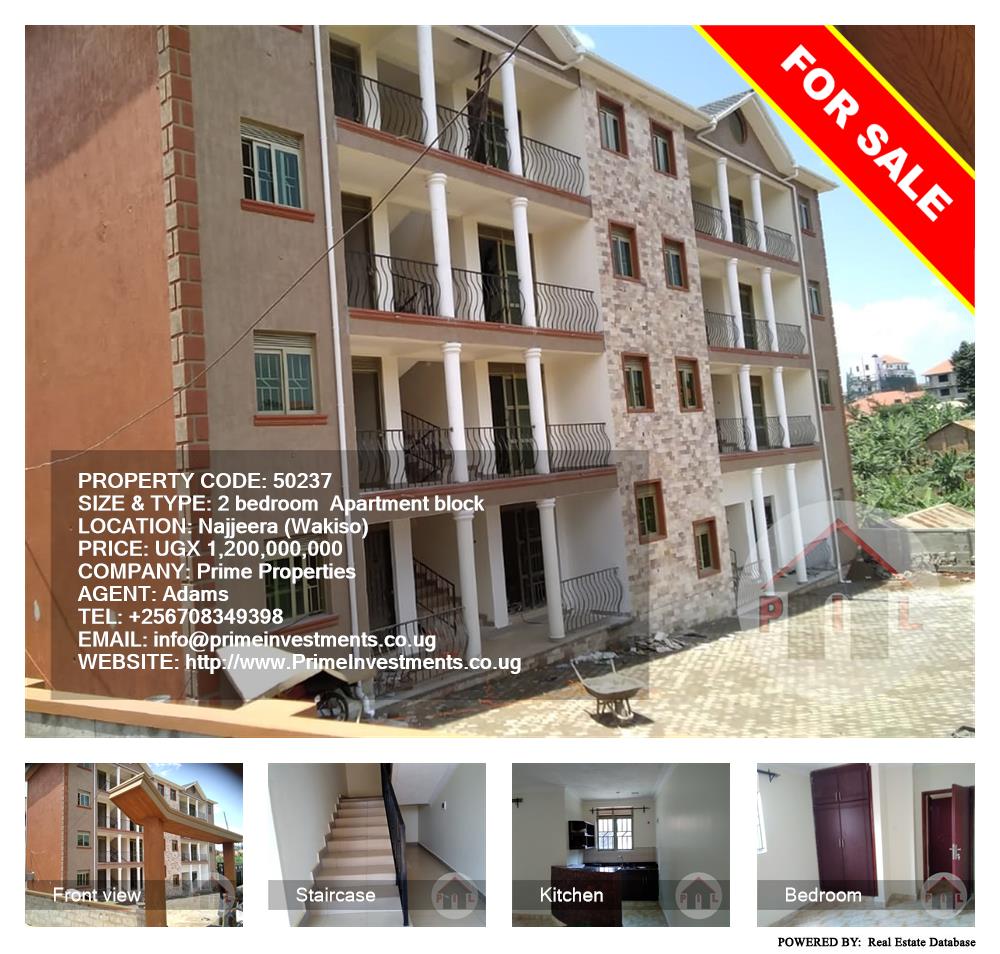 2 bedroom Apartment block  for sale in Najjera Wakiso Uganda, code: 50237