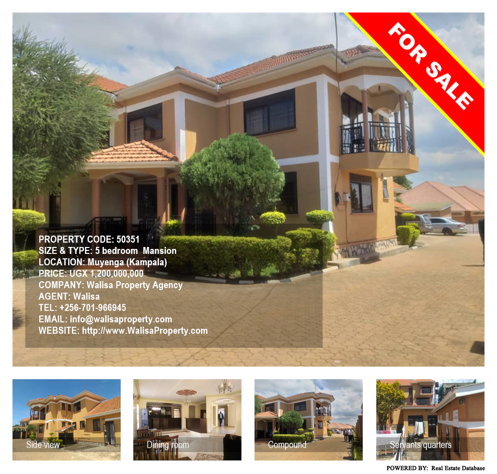 5 bedroom Mansion  for sale in Muyenga Kampala Uganda, code: 50351