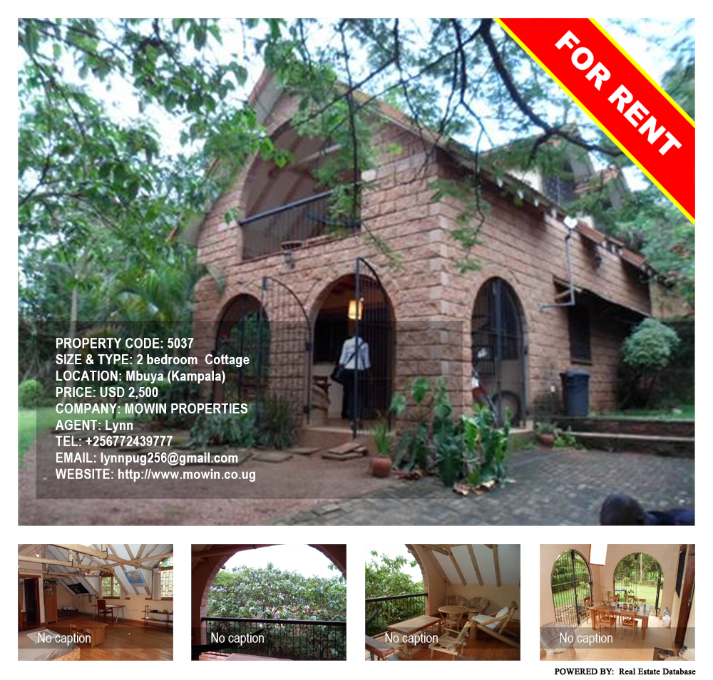 2 bedroom Cottage  for rent in Mbuya Kampala Uganda, code: 5037