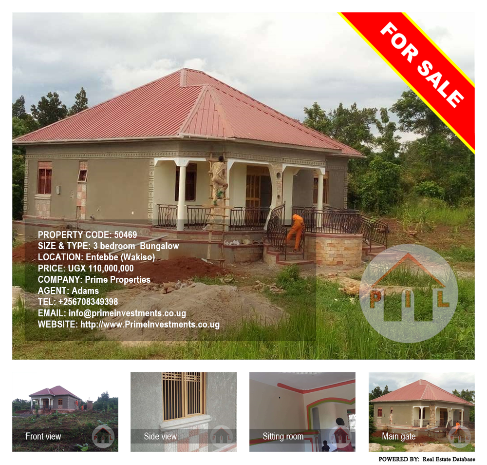 3 bedroom Bungalow  for sale in Entebbe Wakiso Uganda, code: 50469