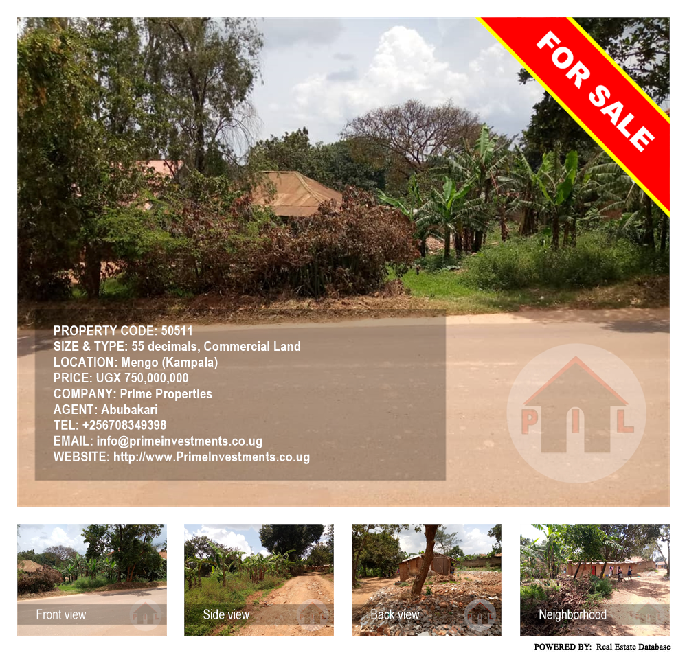 Commercial Land  for sale in Mengo Kampala Uganda, code: 50511