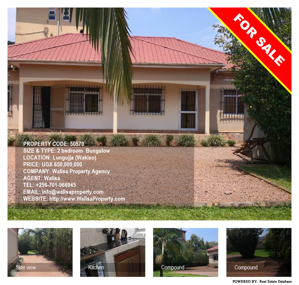 2 bedroom Bungalow  for sale in Lungujja Wakiso Uganda, code: 50570