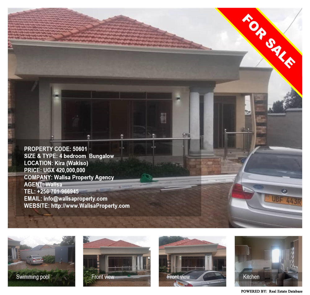 4 bedroom Bungalow  for sale in Kira Wakiso Uganda, code: 50601