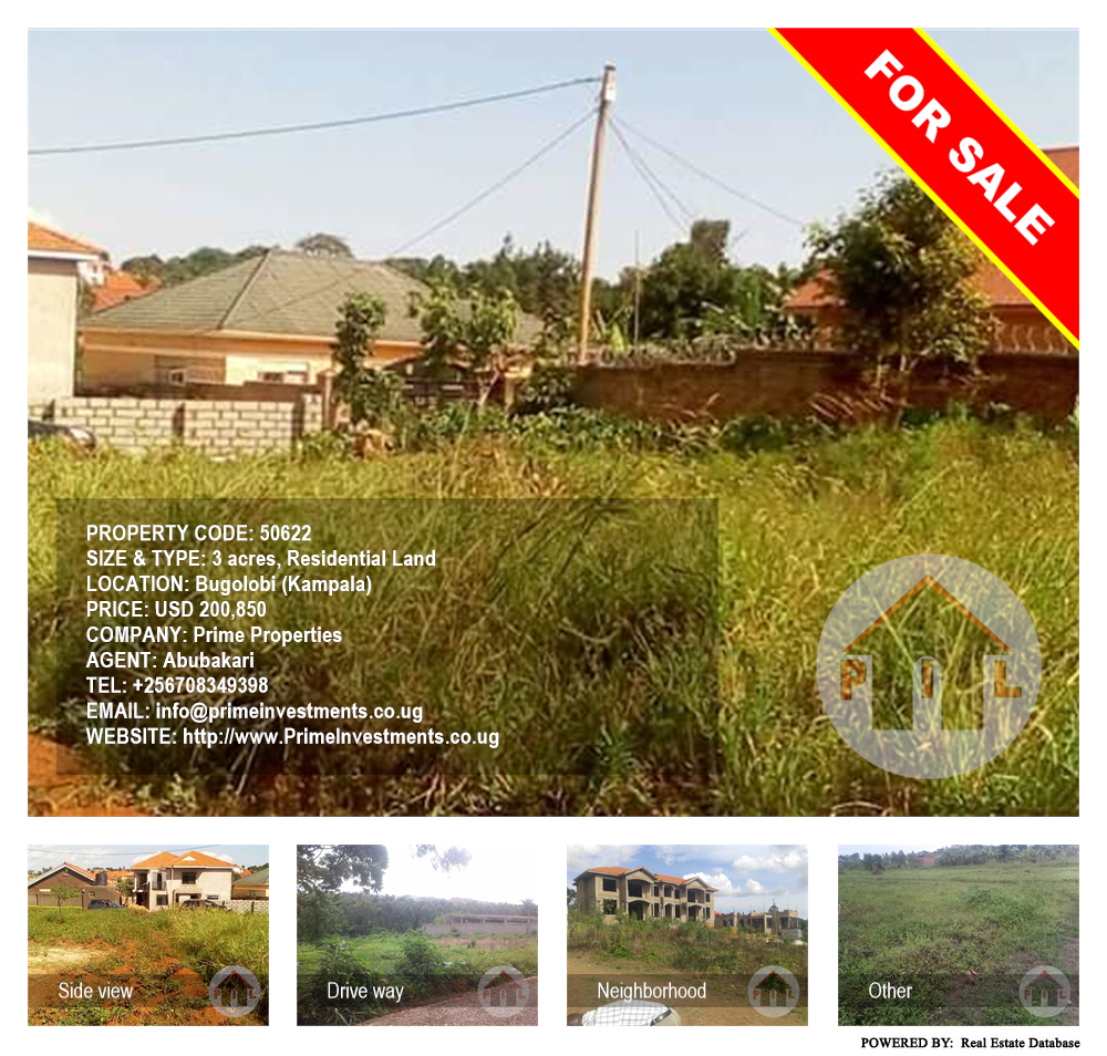 Residential Land  for sale in Bugoloobi Kampala Uganda, code: 50622