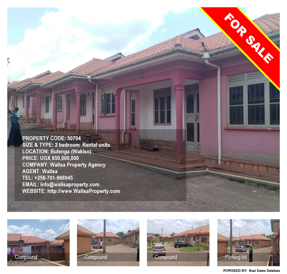 2 bedroom Rental units  for sale in Bulenga Wakiso Uganda, code: 50704