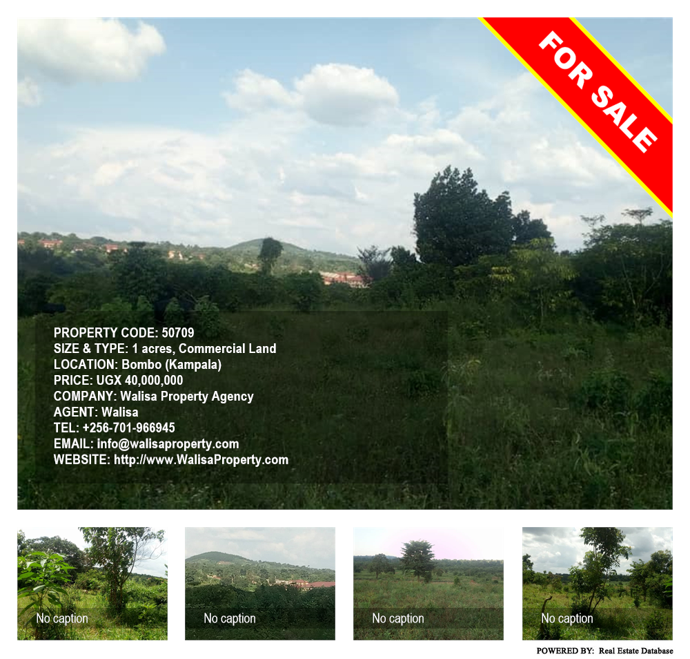 Commercial Land  for sale in Bombo Kampala Uganda, code: 50709