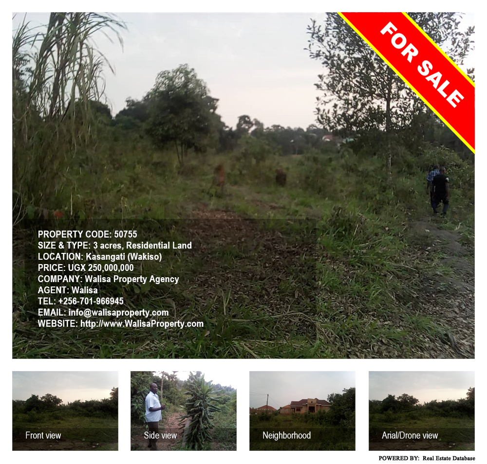 Residential Land  for sale in Kasangati Wakiso Uganda, code: 50755