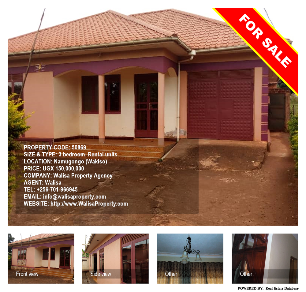 3 bedroom Rental units  for sale in Namugongo Wakiso Uganda, code: 50869