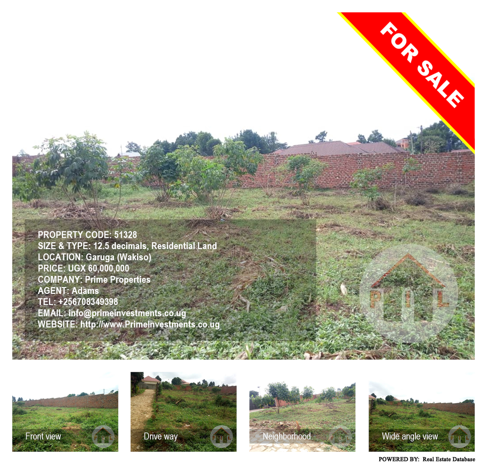 Residential Land  for sale in Garuga Wakiso Uganda, code: 51328
