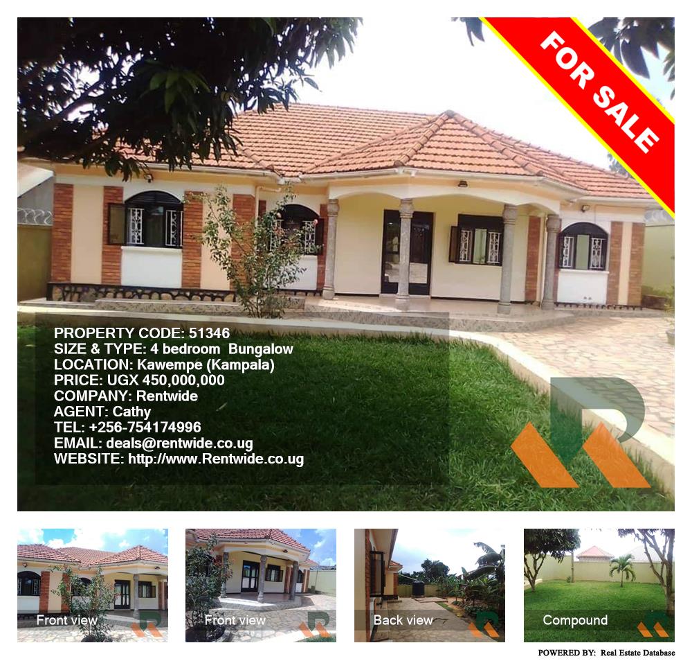 4 bedroom Bungalow  for sale in Kawempe Kampala Uganda, code: 51346