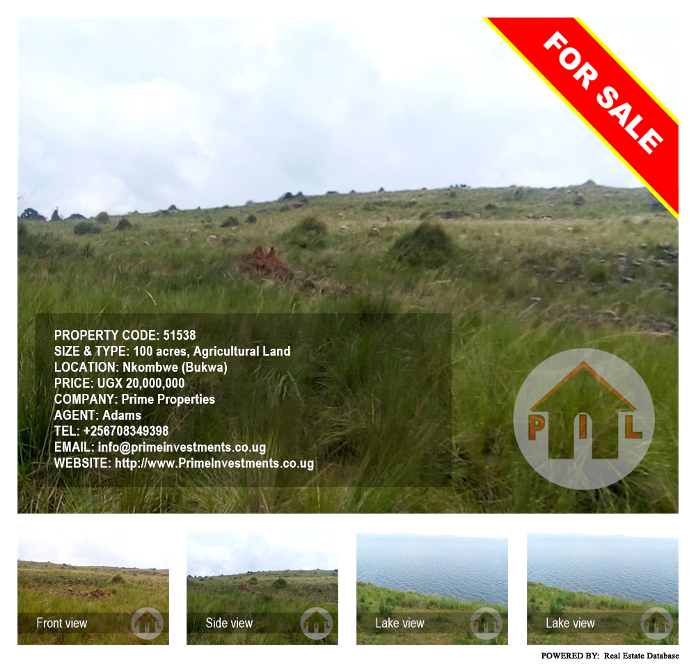 Agricultural Land  for sale in Nkombwe Bukwa Uganda, code: 51538
