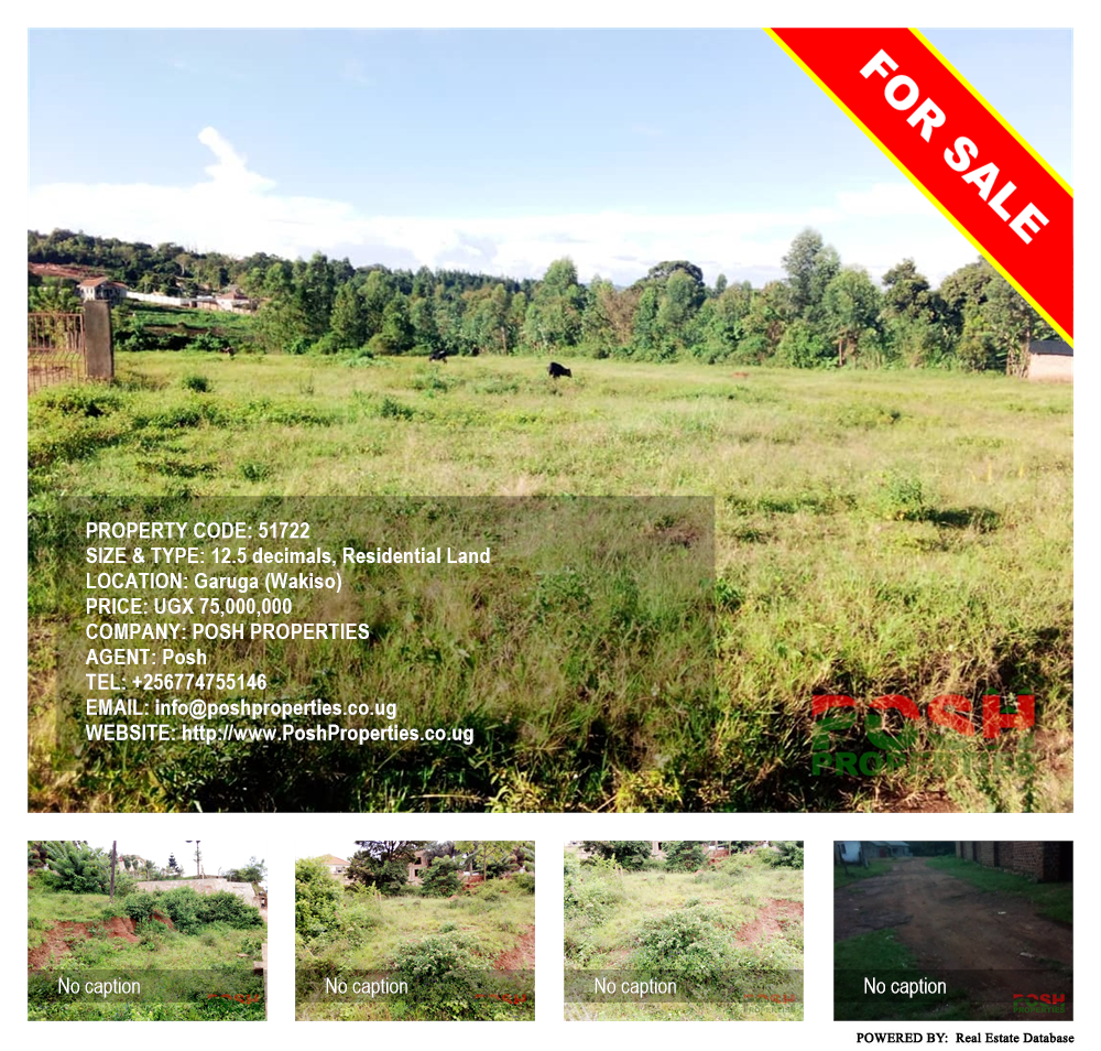 Residential Land  for sale in Garuga Wakiso Uganda, code: 51722