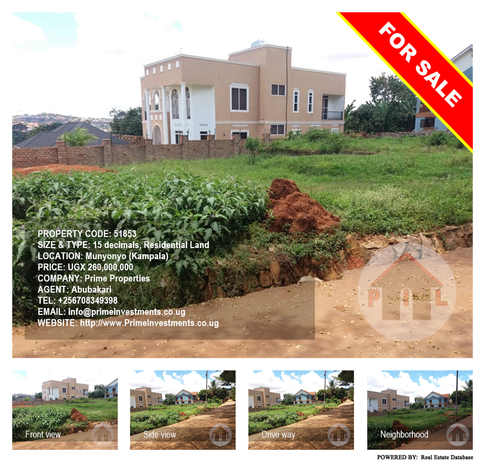 Residential Land  for sale in Munyonyo Kampala Uganda, code: 51853