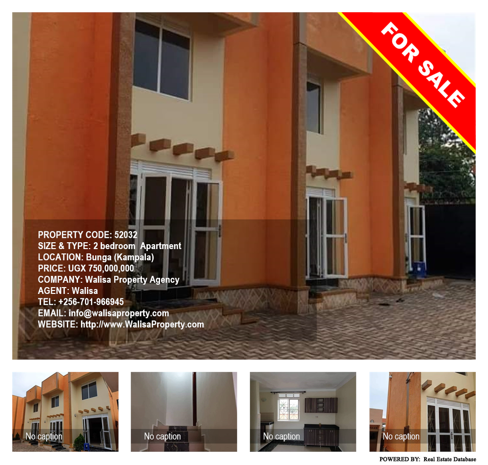 2 bedroom Apartment  for sale in Bbunga Kampala Uganda, code: 52032