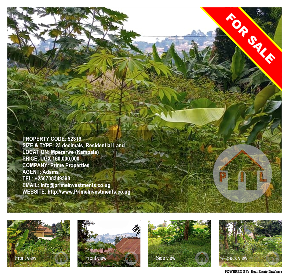 Residential Land  for sale in Mpererwe Kampala Uganda, code: 52319