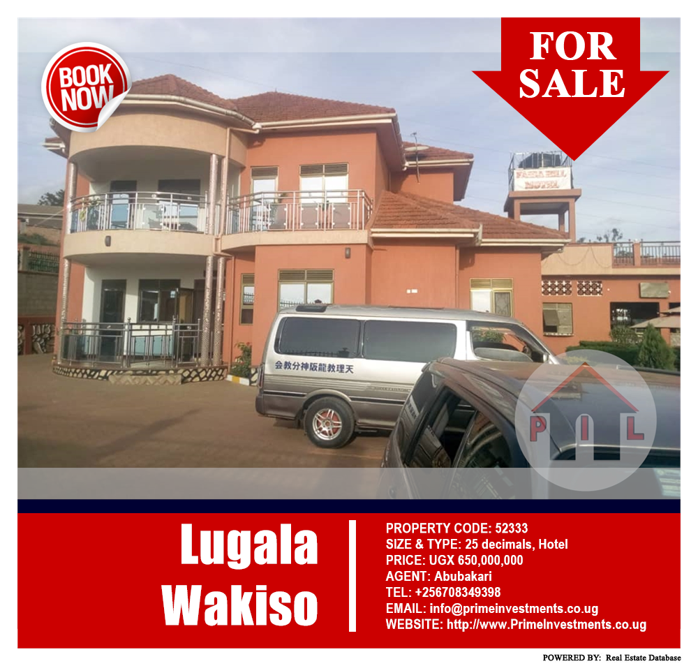 Hotel  for sale in Lugala Wakiso Uganda, code: 52333