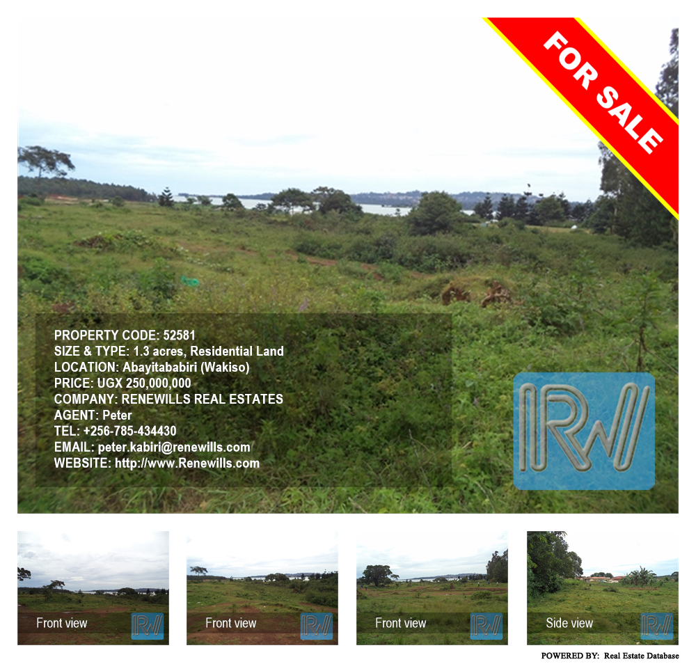 Residential Land  for sale in AbayitaAbabiri Wakiso Uganda, code: 52581