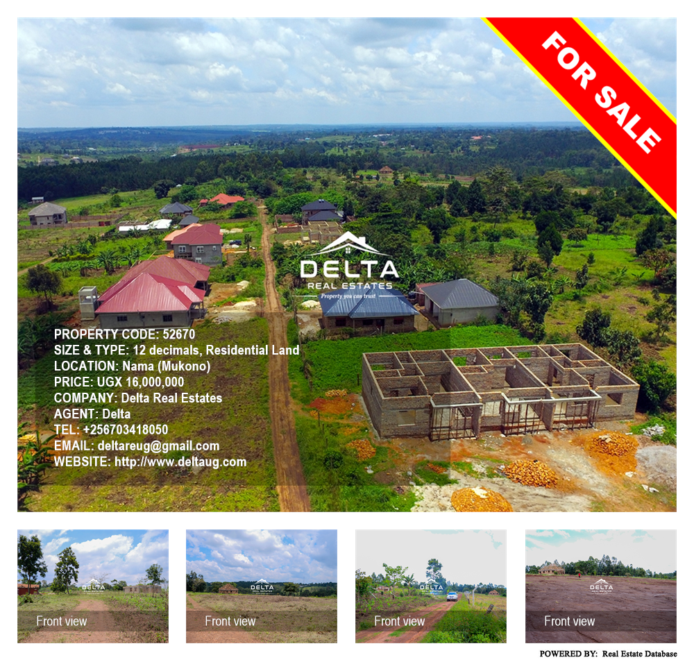 Residential Land  for sale in Nama Mukono Uganda, code: 52670