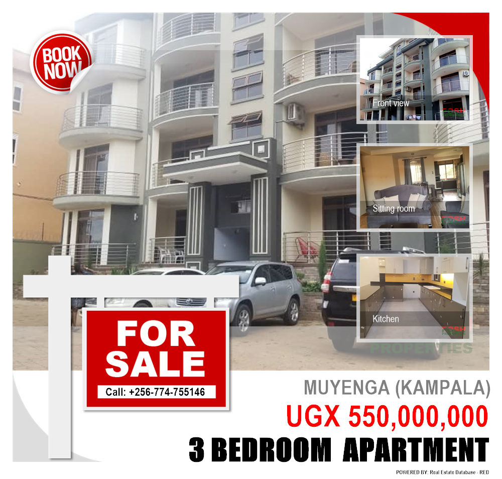 3 bedroom Apartment  for sale in Muyenga Kampala Uganda, code: 52733