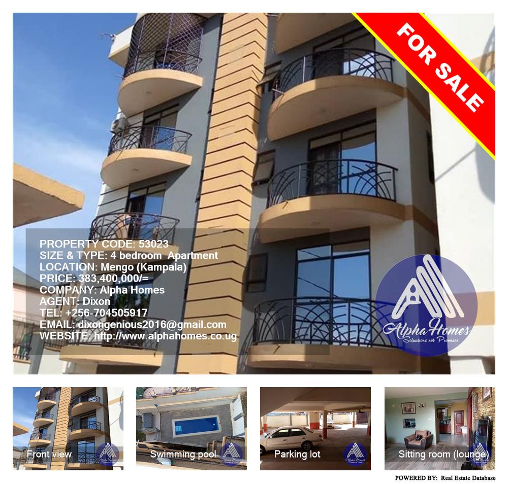 4 bedroom Apartment  for sale in Mengo Kampala Uganda, code: 53023