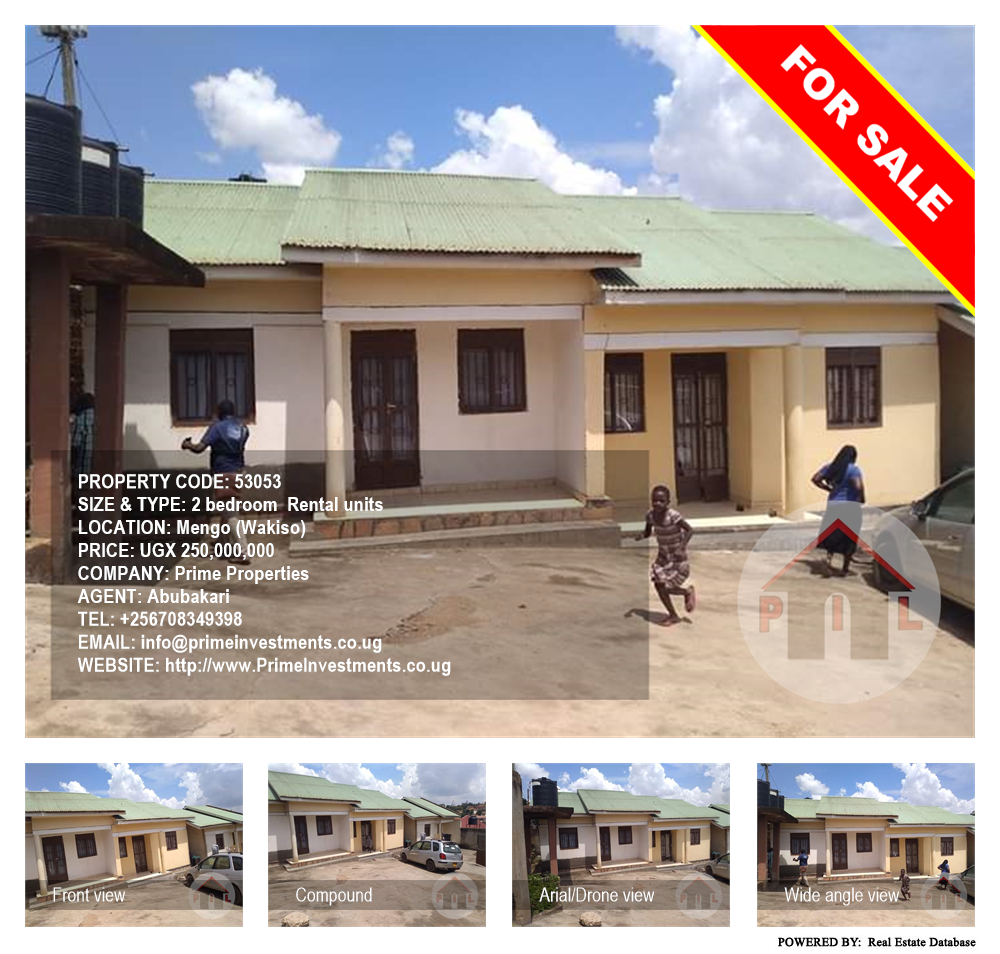 2 bedroom Rental units  for sale in Mengo Wakiso Uganda, code: 53053