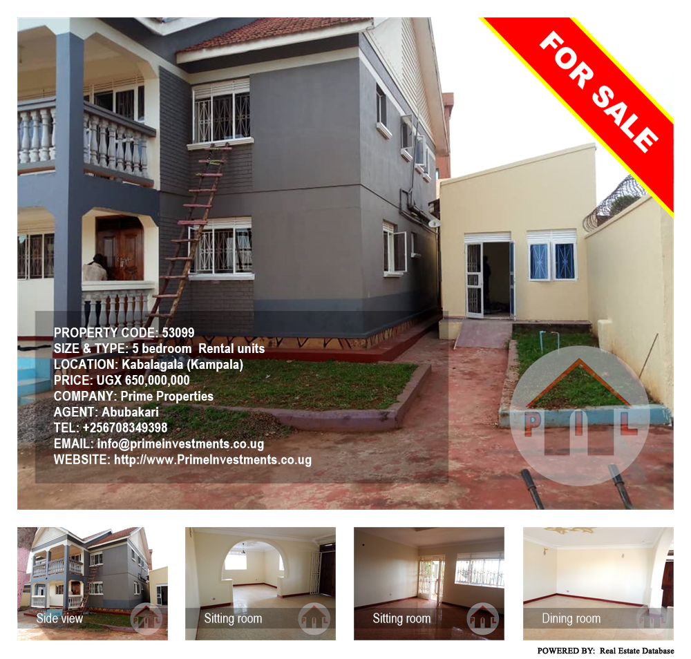 5 bedroom Rental units  for sale in Kabalagala Kampala Uganda, code: 53099