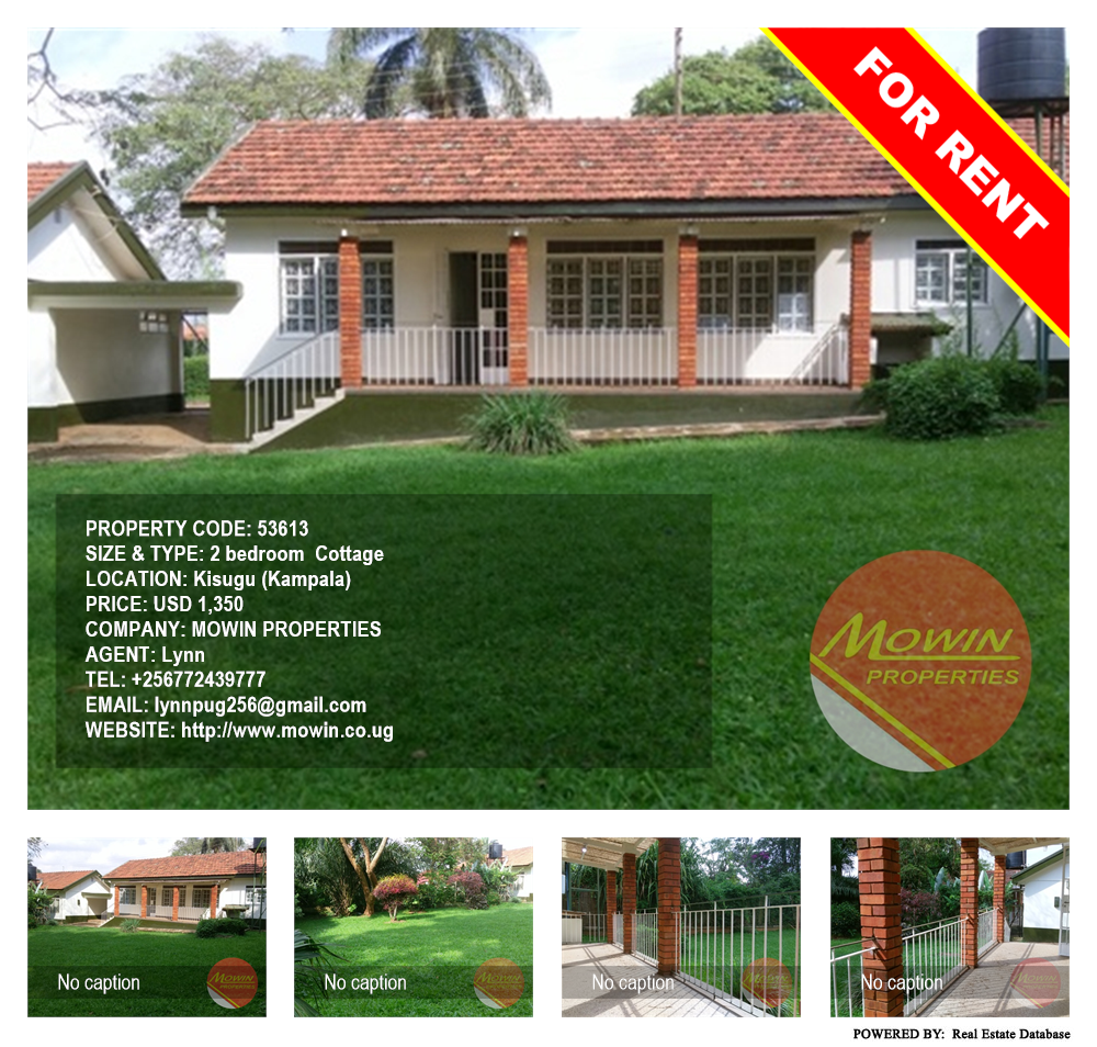 2 bedroom Cottage  for rent in Kisugu Kampala Uganda, code: 53613