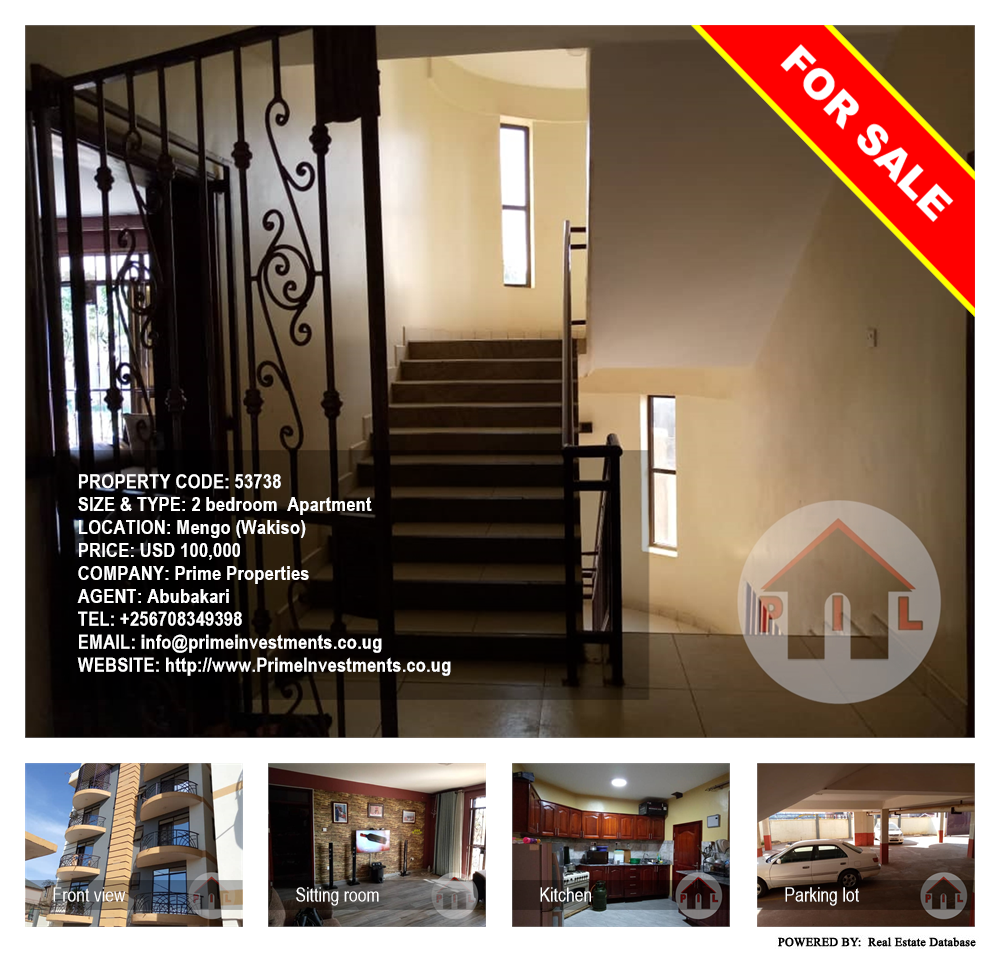 2 bedroom Apartment  for sale in Mengo Wakiso Uganda, code: 53738