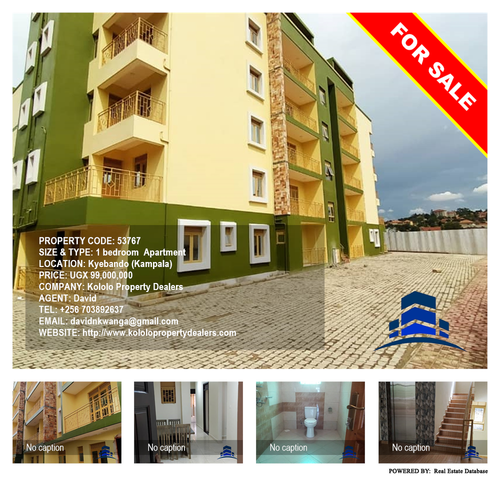 1 bedroom Apartment  for sale in Kyebando Kampala Uganda, code: 53767