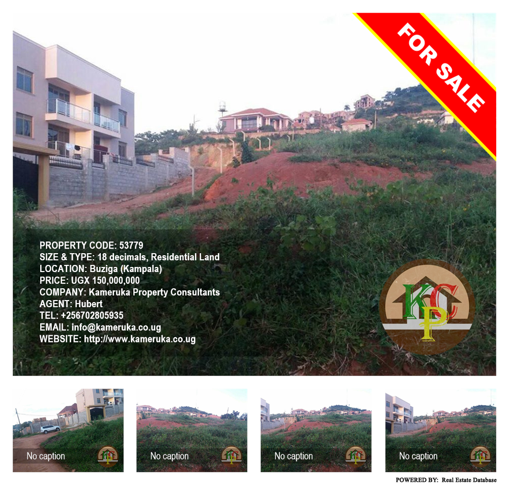 Residential Land  for sale in Buziga Kampala Uganda, code: 53779