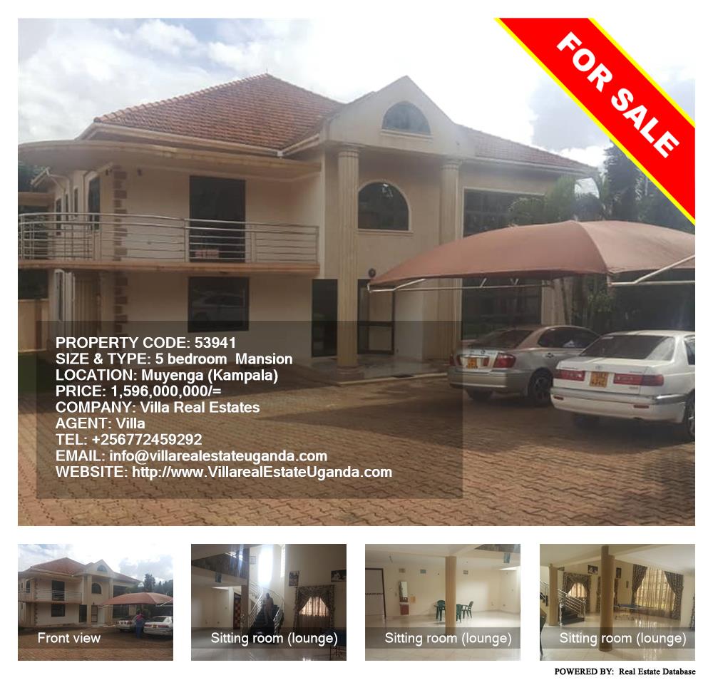 5 bedroom Mansion  for sale in Muyenga Kampala Uganda, code: 53941