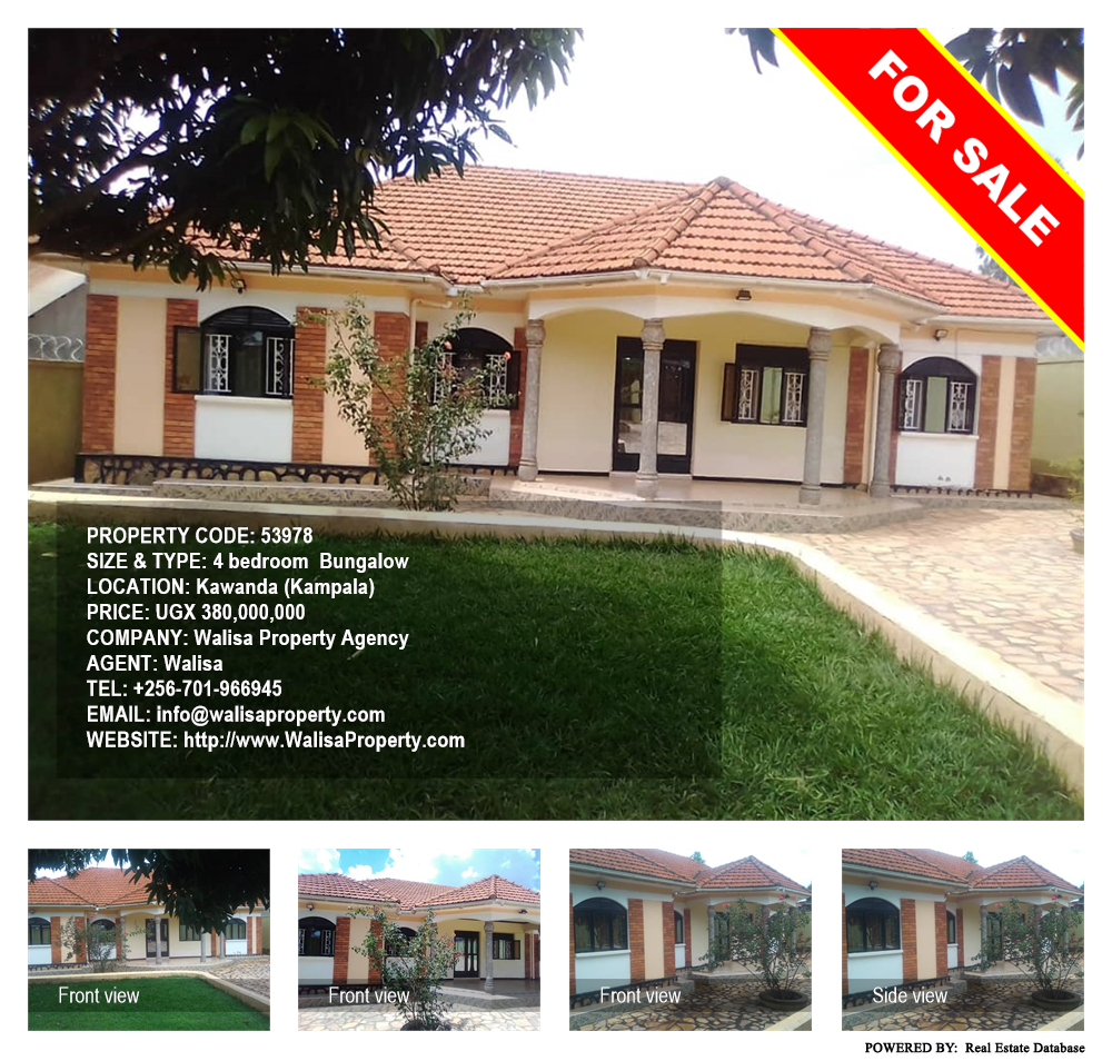 4 bedroom Bungalow  for sale in Kawanda Kampala Uganda, code: 53978