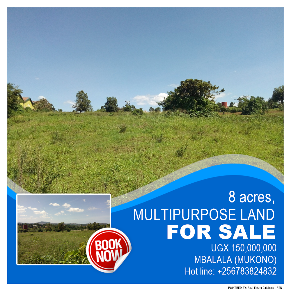 Multipurpose Land  for sale in Mbalala Mukono Uganda, code: 54080
